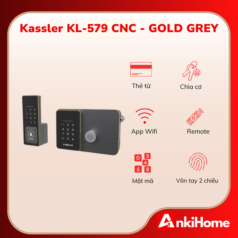 Kassler KL-579 CNC - GOLD GREY