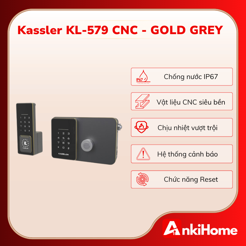 Kassler KL-579 CNC - GOLD GREY