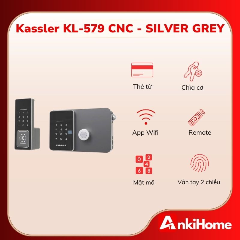 Kassler KL-579 CNC - SILVER GREY