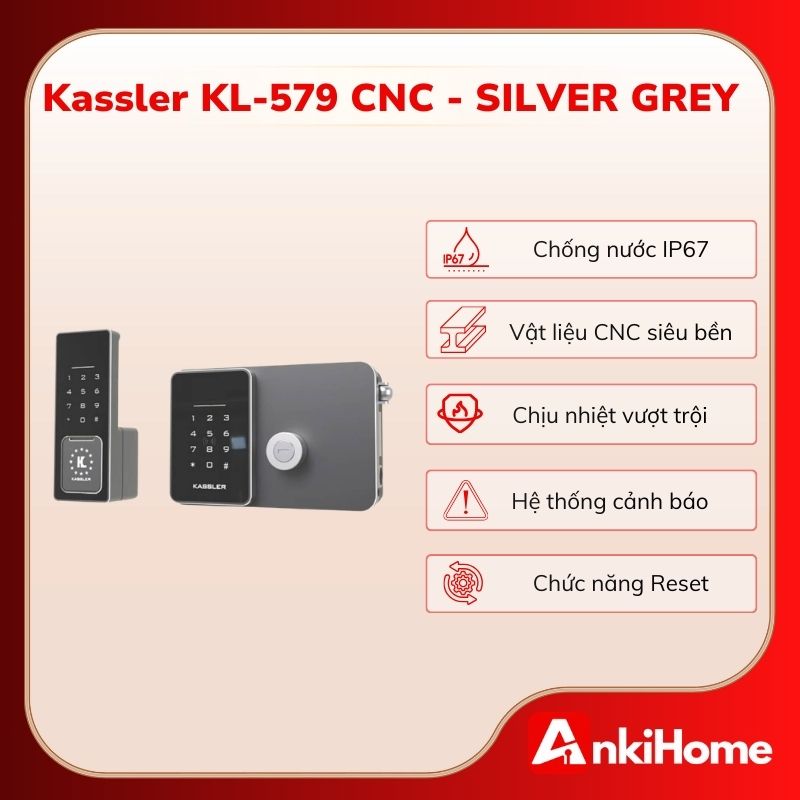 Kassler KL-579 CNC - SILVER GREY