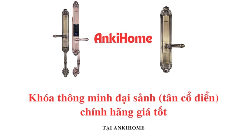 Khóa thông minh đại sảnh phong cách tân cổ điển này phù hợp với những không gian yêu cầu cả tính an toàn lẫn giá trị thẩm mỹ..