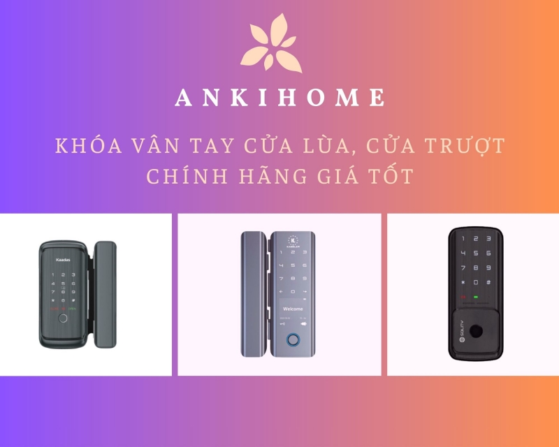 Khóa vân tay cửa lùa, cửa trượt có khả năng bảo mật đa lớp và tốc độ nhận diện nhanh chóng giúp tối ưu hóa trải nghiệm người dùng.