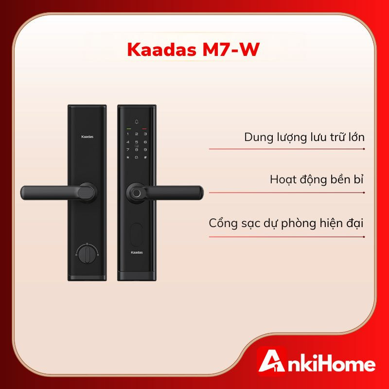 M7-W vận hành ổn định, mang đến giải pháp kiểm soát ra vào hiện đại và bảo mật cao
