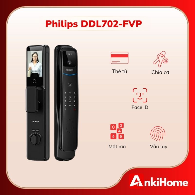 Philips DDL702-FVP mang lại trải nghiệm ra vào hiện đại, nâng tầm tiện nghi và đẳng cấp công nghệ cho không gian sống.