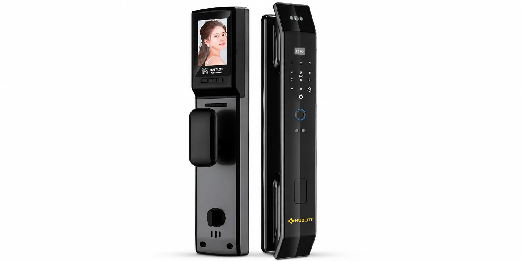 Khóa Cửa Gỗ Hubert HB CG25F Black