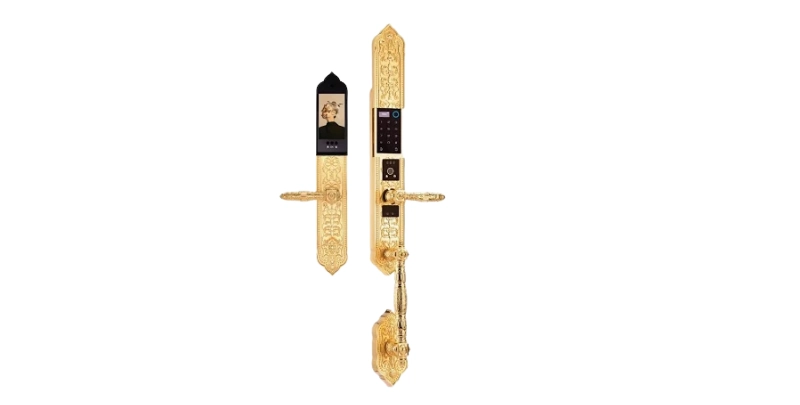 Khóa Đại Sảnh Biệt Thự DEMAX EL988 24K Brass