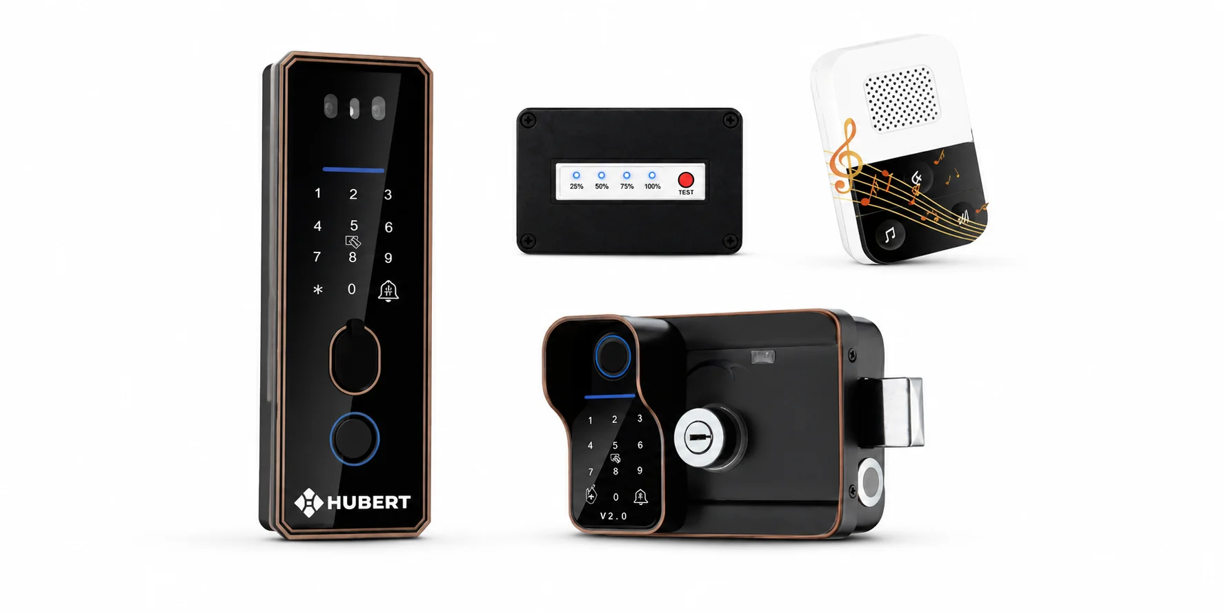 Khóa Cửa Cổng Hubert HB CCI5F TITAN EU