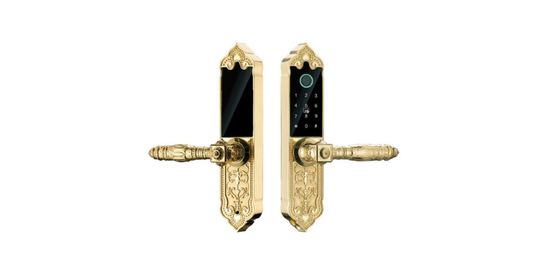 Khóa Cửa Đại Sảnh Hubert HB DS79 Gold Mini