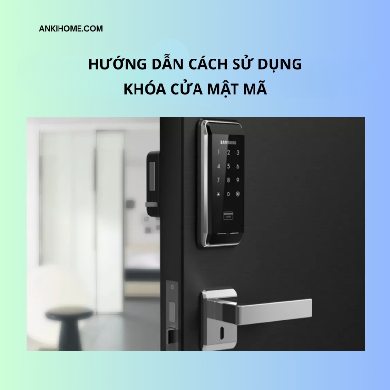 Khóa cửa điện tử thường giúp việc mở cửa trở nên nhanh chóng, tiện lợi hơn so với khóa truyền thống.