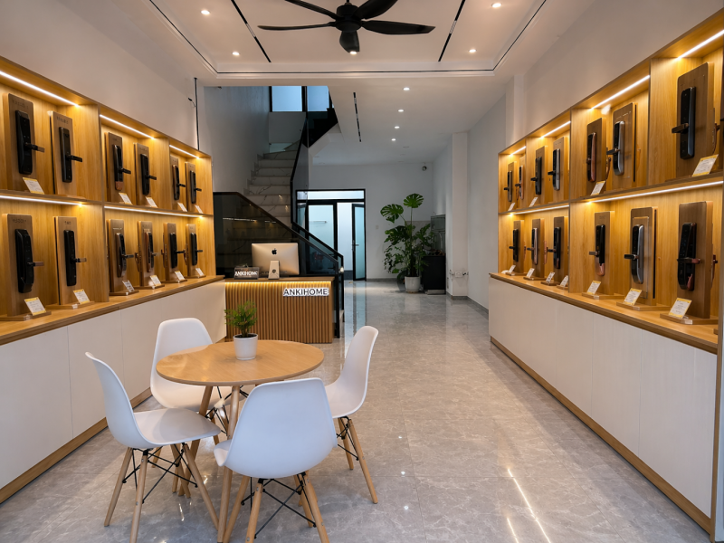 Ghé trực tiếp tại địa chỉ showroom Ankihome tại 45/2/13 Phạm Đăng Giảng, P. Bình Hưng Hòa, TP.HCM để được tư vấn kịp thời.