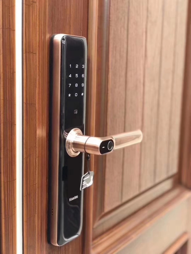 Kaadas gây ấn tượng với thiết kế cao cấp và công nghệ vân tay FPC nhạy, hướng đến phân khúc trung – cao cấp.