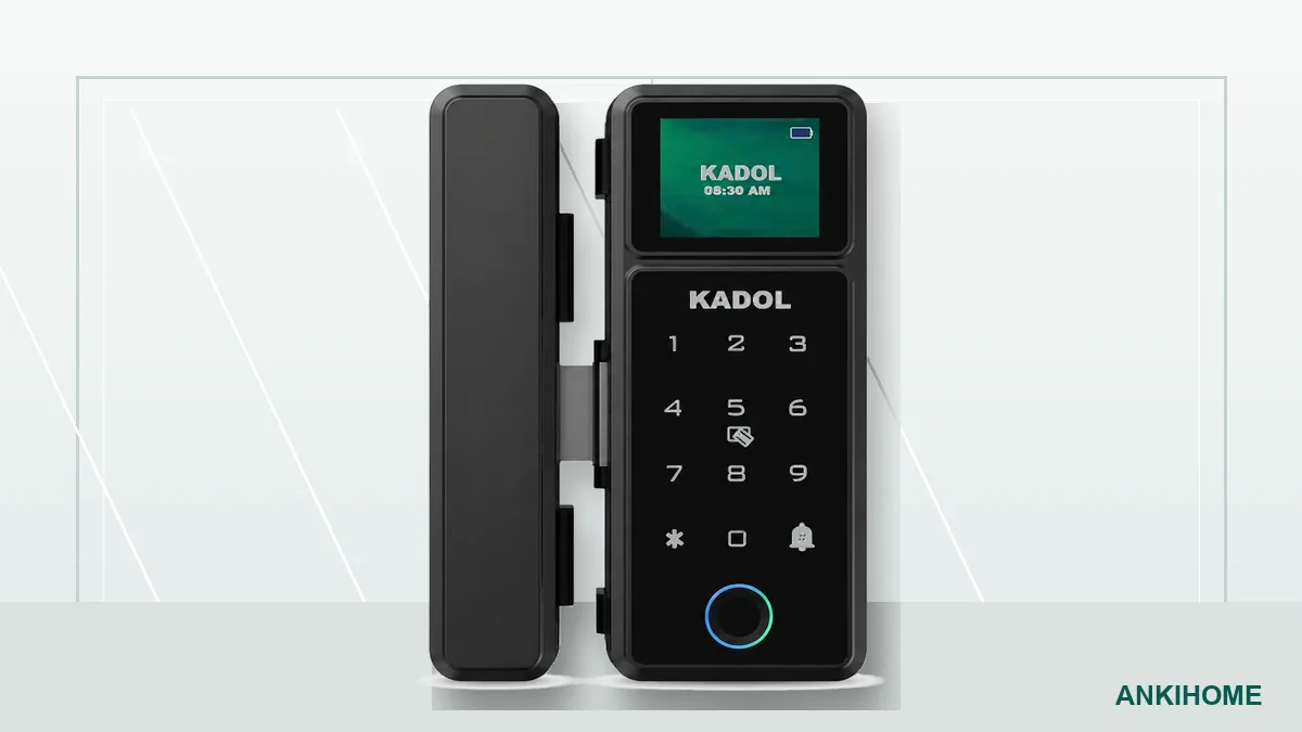 Khóa Cửa Kính Kadol KD-GL300 Khóa cửa kính Kadol KD-GL300 màu đen xám lắp cho cửa kính trong nhà
