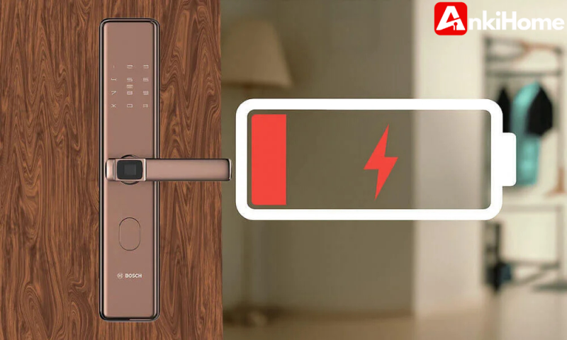 Cách khắc phục nhanh chóng, hiệu quả khi khoá cửa thông minh hết pin