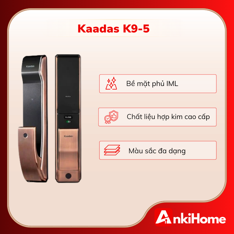 Khóa cửa vân tay giúp kiểm soát ra vào hiệu quả và nâng cao tính an ninh
