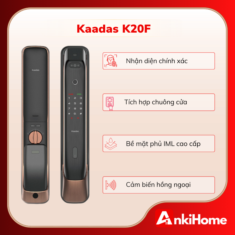 Mẫu khóa điện tử nhỏ gọn, phù hợp cho không gian sống hiện đại