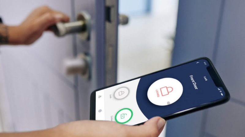 Khóa cửa từ hết pin