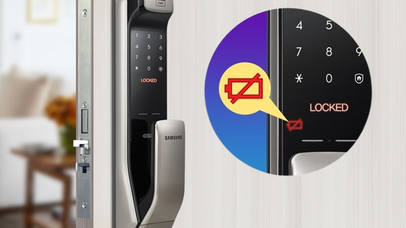 Khóa cửa từ hết pin