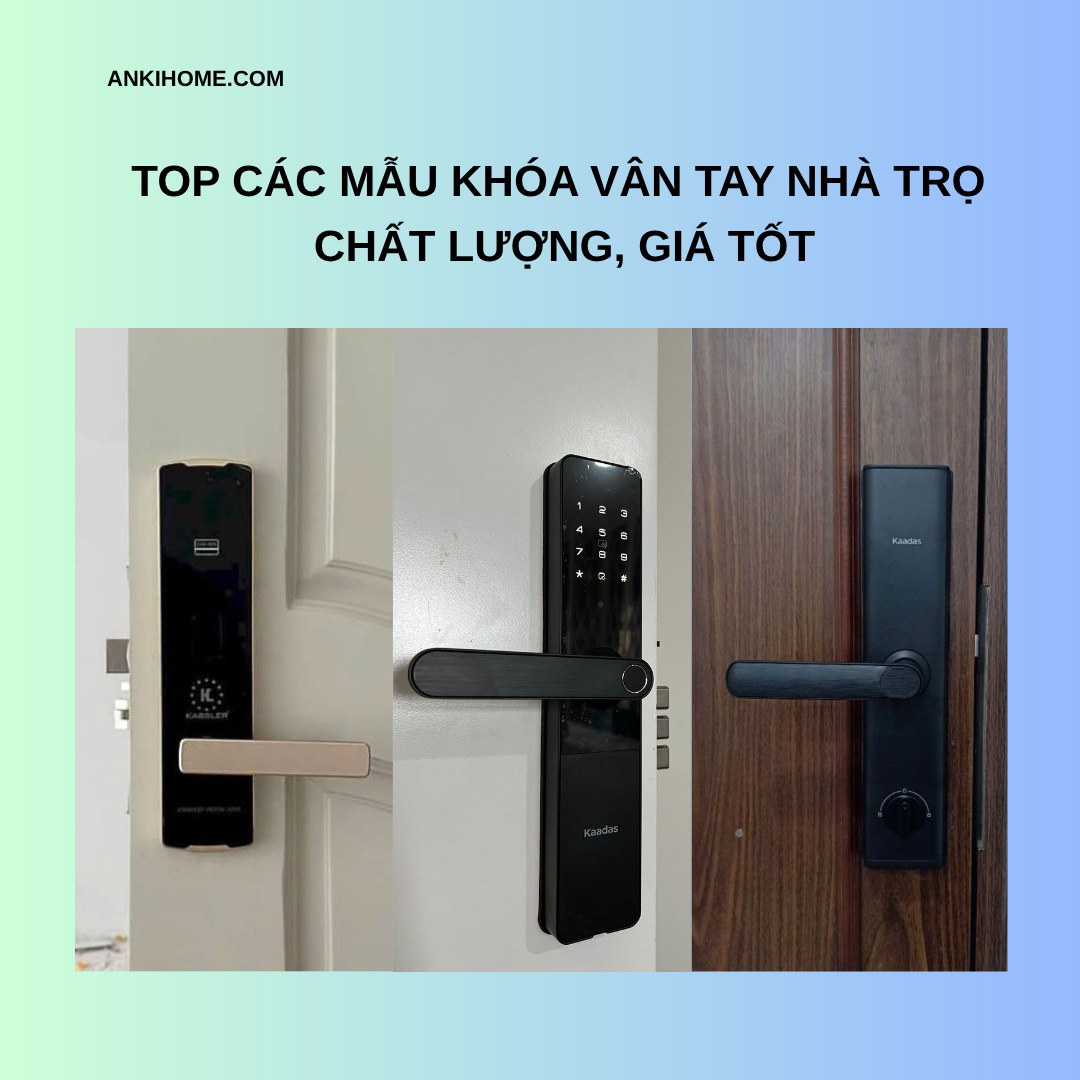 Nên chọn mẫu khóa vân tay nhà trọ nào?