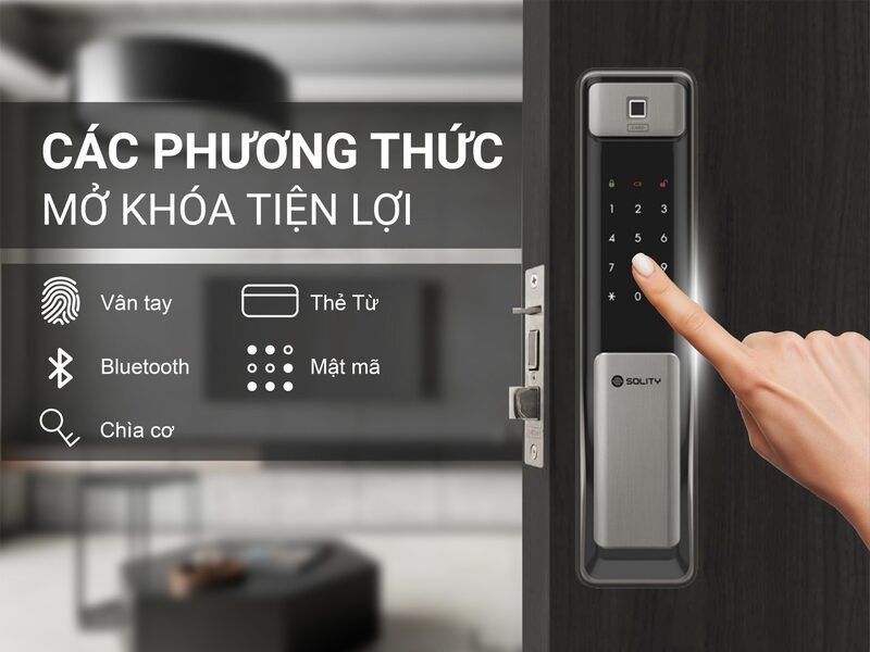 Top 5 Cách Mở Khoá Cửa Thông Minh Hiện Đại, Mới Nhất 2026 Các phương thức mở khoá cửa thông minh an toàn, tiện lợi và nhanh chóng