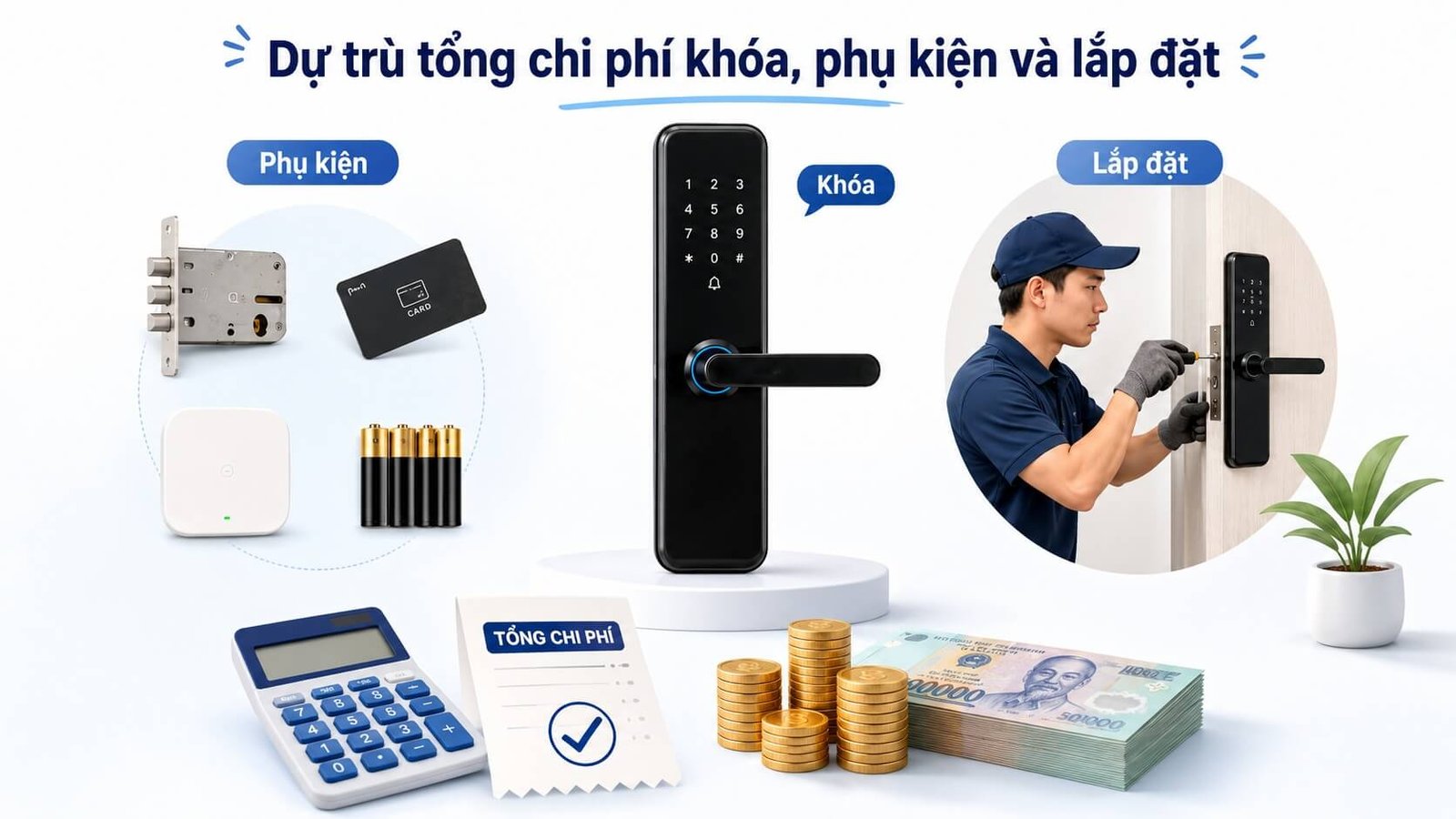 Hướng dẫn cách chọn khóa cửa thông minh phù hợp với mọi gia đình