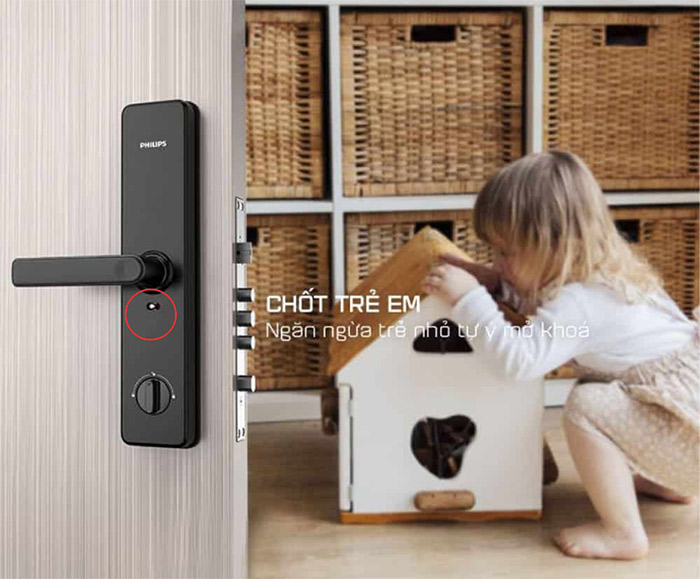 Chốt riêng tư và chốt trẻ em trên khóa Philips: Cách sử dụng & phân biệt chi tiết Chốt riêng tư và chốt trẻ em trên khóa Philips: Cách sử dụng & phân biệt chi tiết