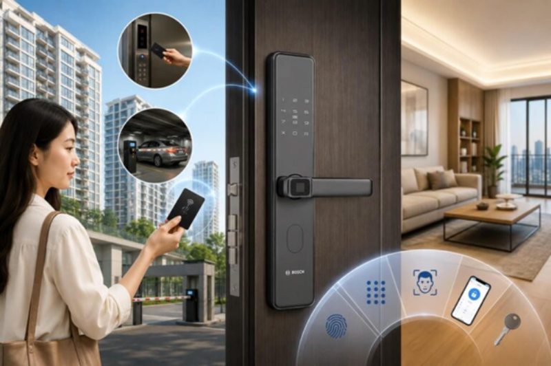 Hướng Dẫn Cài Đặt Sử Dụng Khóa Cửa Điện Tử Bosch