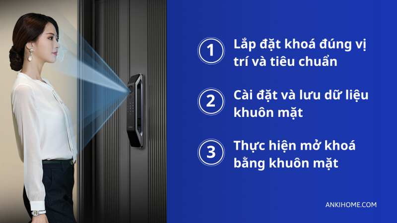 Hướng dẫn mở khóa nhận diện khuôn mặt đúng cách, nhanh và an toàn