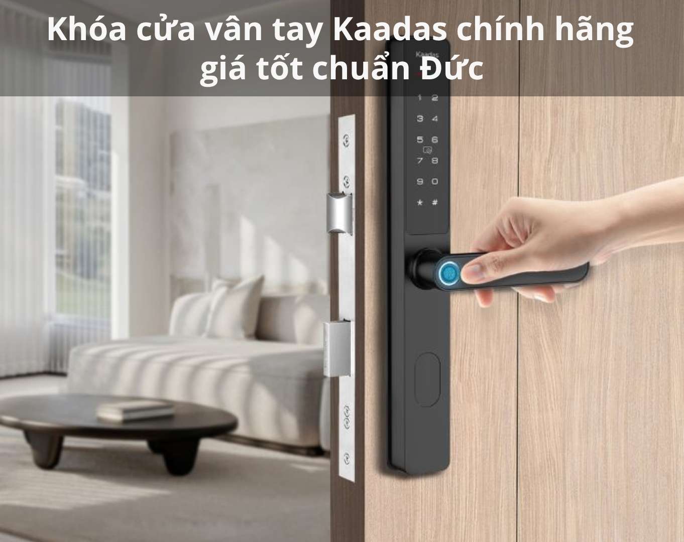 Khóa cửa vân tay có mở được bằng chìa cơ không