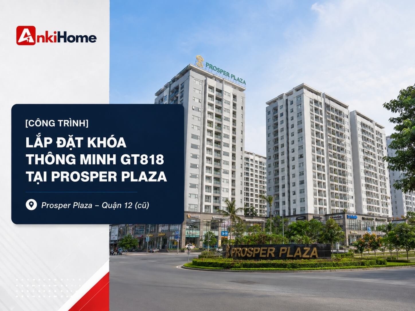Lắp đặt khóa thông minh GT818 tại Prosper Plaza, Quận 12 Cũ, TPHCM Lắp đặt khóa thông minh GT818 tại Prosper Plaza, Quận 12 Cũ, TPHCM