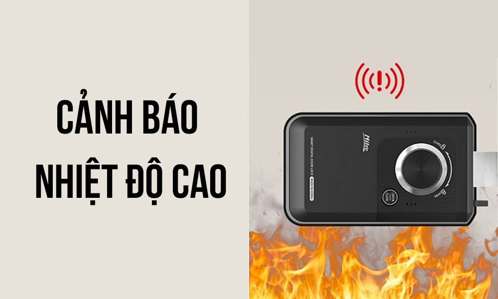 Tính năng báo cháy trên khóa điện tử