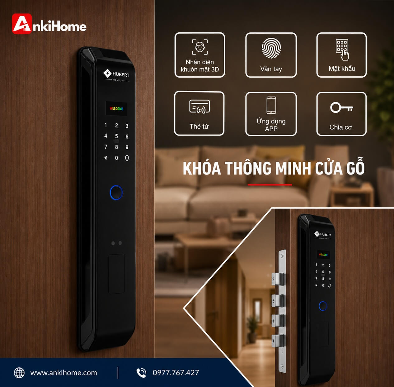 [Baodongnai.com.vn] Tại sao ngày càng có nhiều gia đình thay khóa cơ bằng khóa điện tử?
