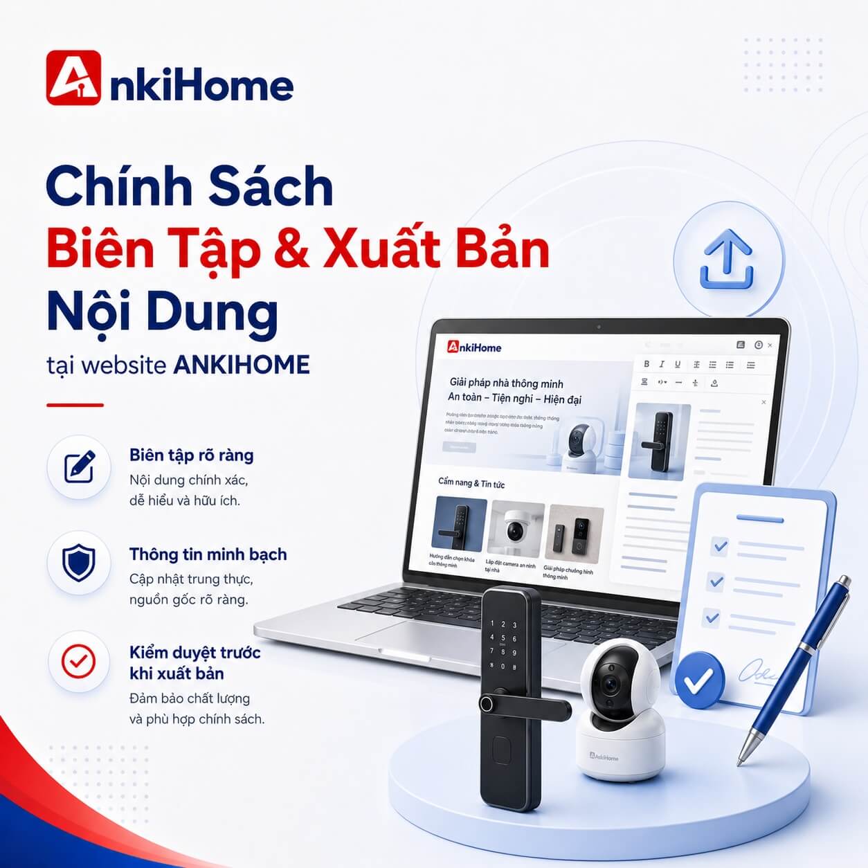 Chính Sách Biên Tập Nội Dung Tại Website ANKIHOME