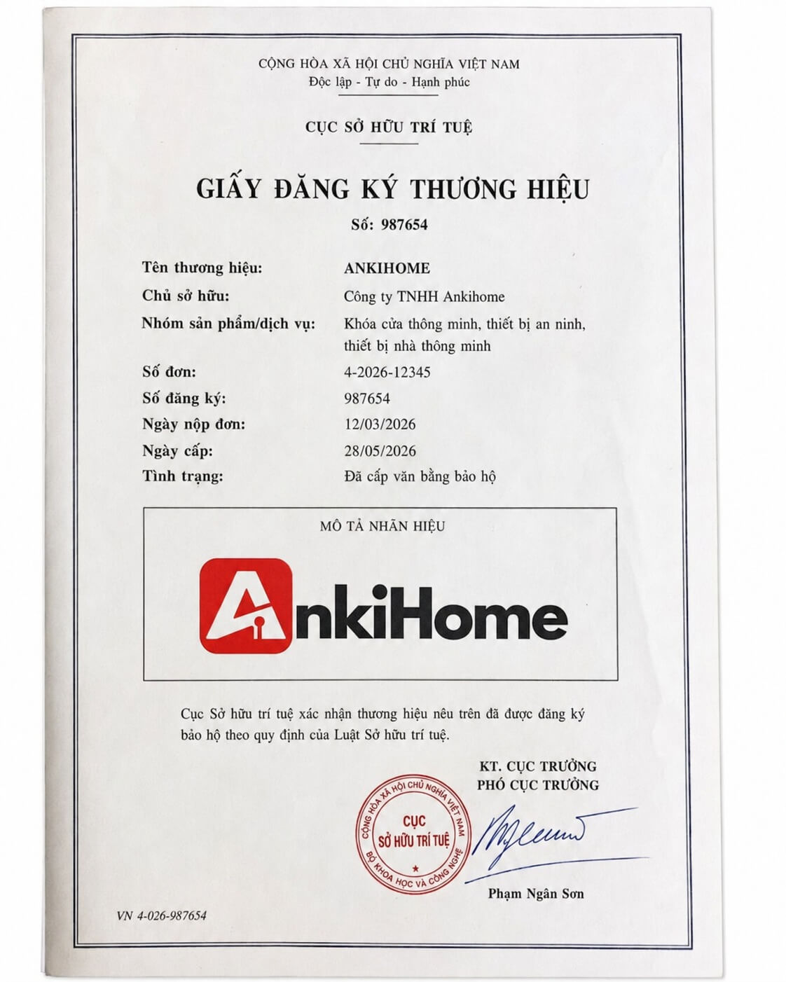 Chứng Nhận Ủy Quyền Các Thương Hiệu Tại ANKIHOME