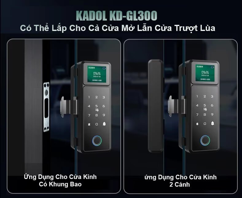 Khóa Điện Tử Thông Minh Kadol Chính Hãng, Giá Tốt, Lắp Đặt Tận Nơi