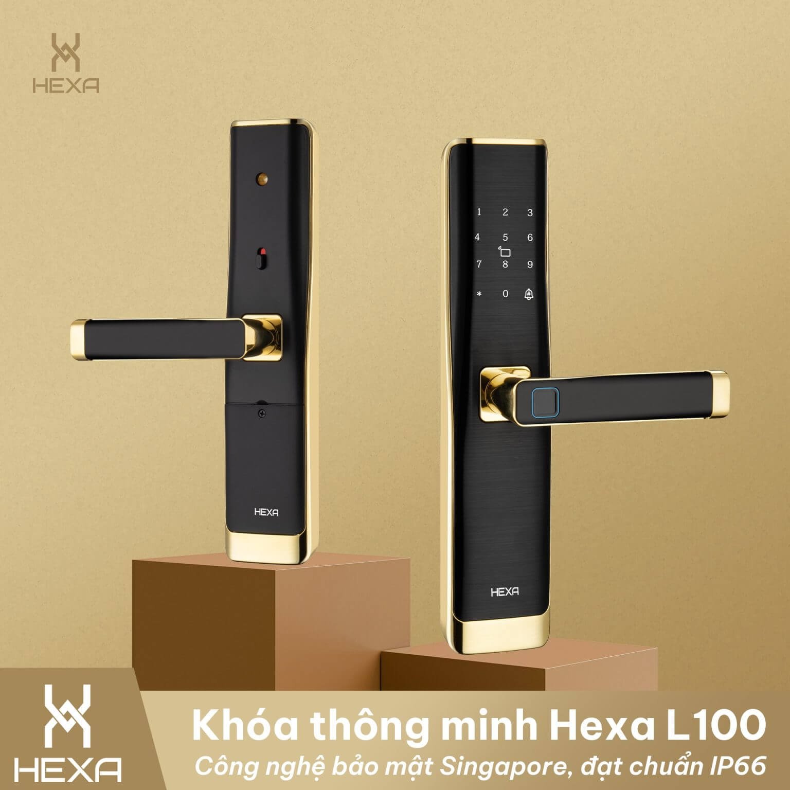 Khóa Cửa Điện Tử Hexa (Singapore) Chính Hãng, Giá Tốt, Miễn Phí Lắp Đặt
