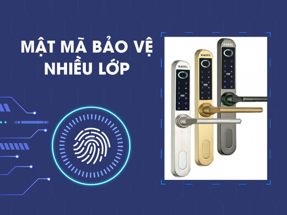 Khóa Điện Tử Thông Minh Kadol Chính Hãng, Giá Tốt, Lắp Đặt Tận Nơi