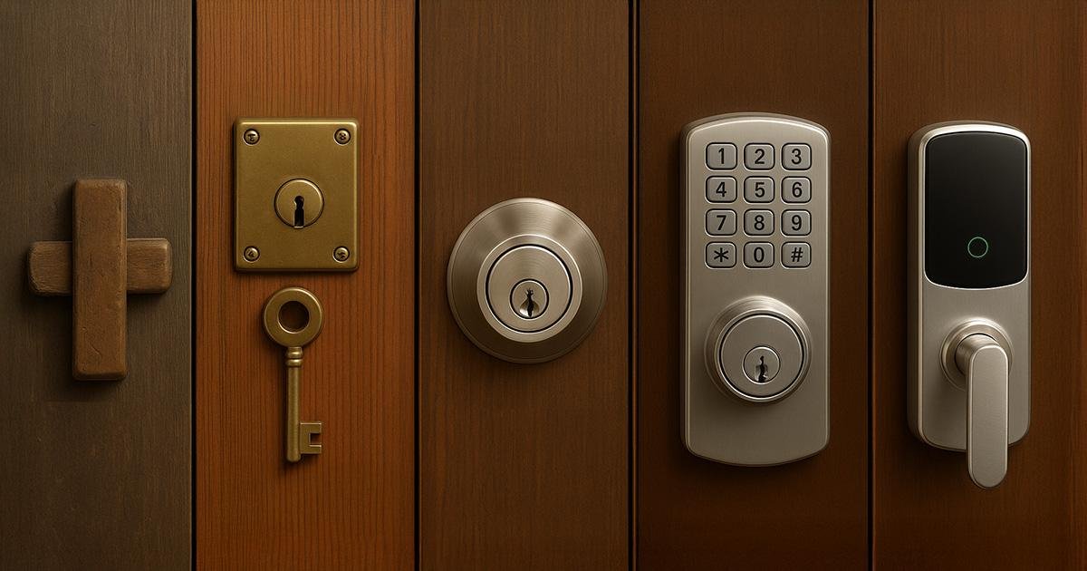 Nguồn gốc khóa cửa thông minh: Lịch sử và công nghệ từ các quốc gia Nguồn gốc khóa cửa thông minh: Lịch sử và công nghệ từ các quốc gia