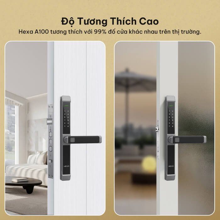 Khóa Cửa Điện Tử Hexa (Singapore) Chính Hãng, Giá Tốt, Miễn Phí Lắp Đặt