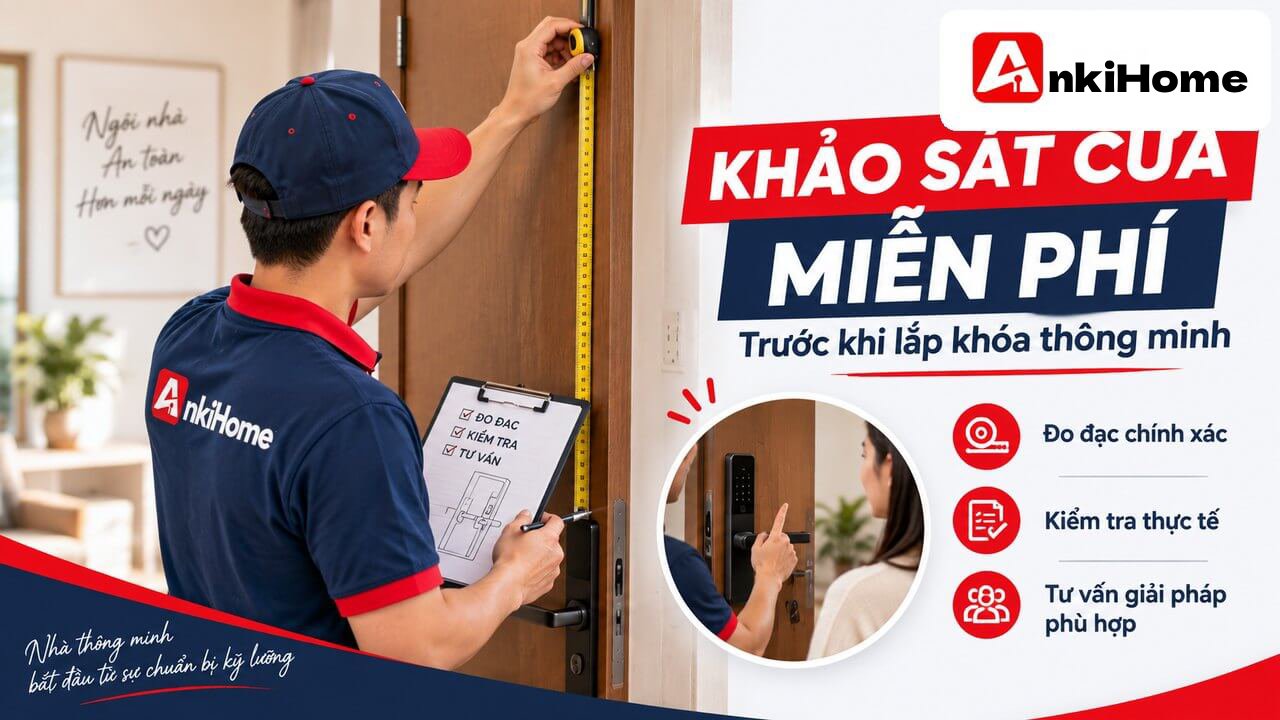 Dịch vụ tư vấn khảo sát cửa miễn phí tại nhà của AnkiHome