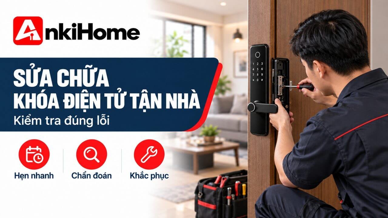 Dịch Vụ Sửa Chữa Khóa Điện Tử Thông Minh Tận Nhà