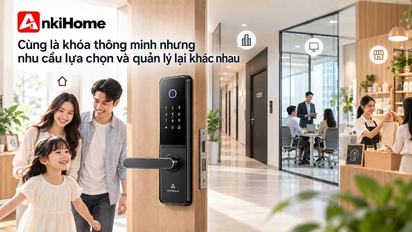 Giải Pháp Khóa Thông Minh Theo Nhu Cầu Và Hiện Trạng Công Trình