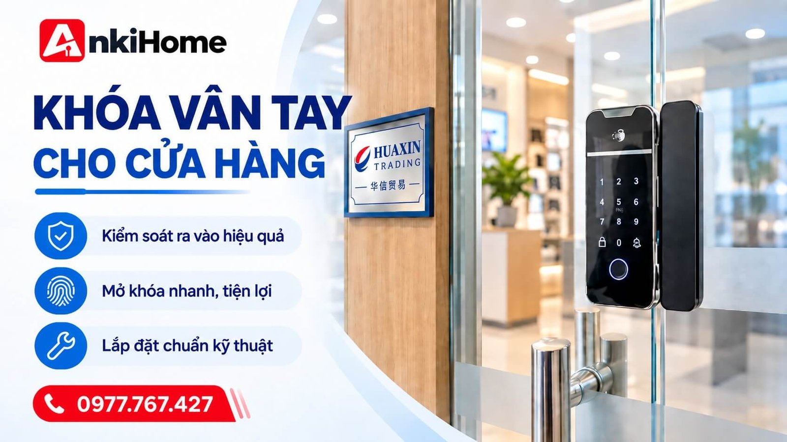 15 dia chi mua va lap dat khoa van tay cho cua hang